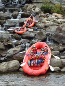 Anuncio en forma de Rafting. Autor scmikeburton de Flickr.