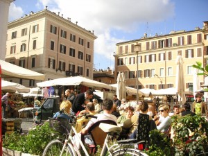 Campo di Fiori. Autor dearbarbie de Flickr.