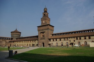 Castillo Sforzesco. Autor Panic01 de Flickr.