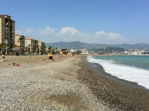 Playa de Malaga. Autor andynash de Flickr.